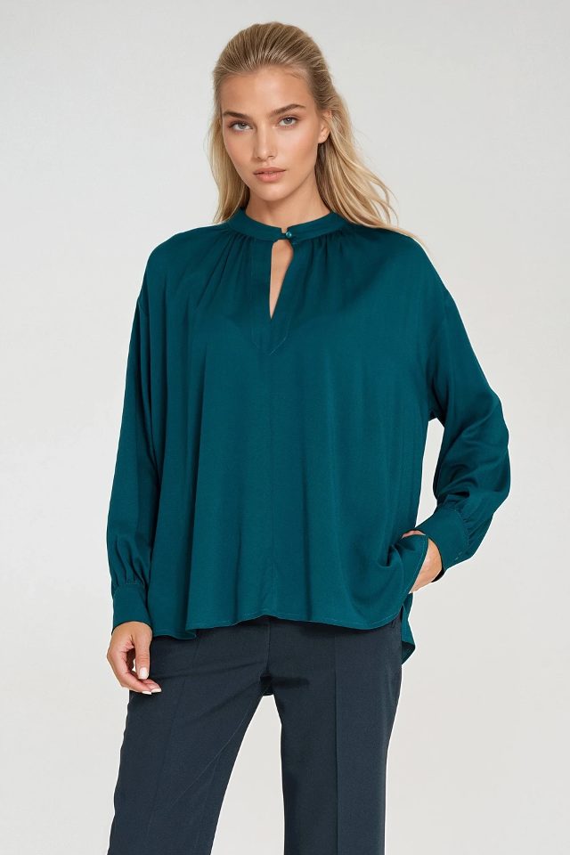 Nife oversized blouse – emerald