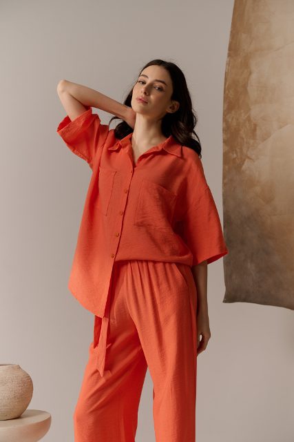 Nife blouse – oranje