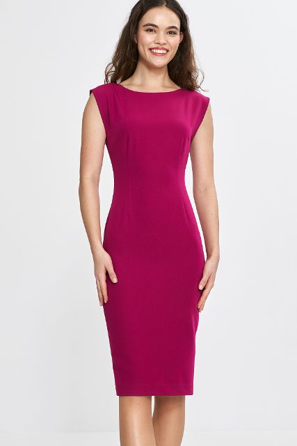 Nife jurk – fuchsia