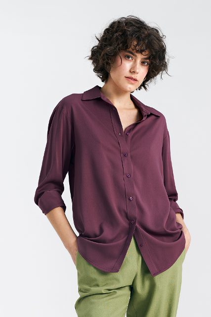 Nife oversized blouse – pruim