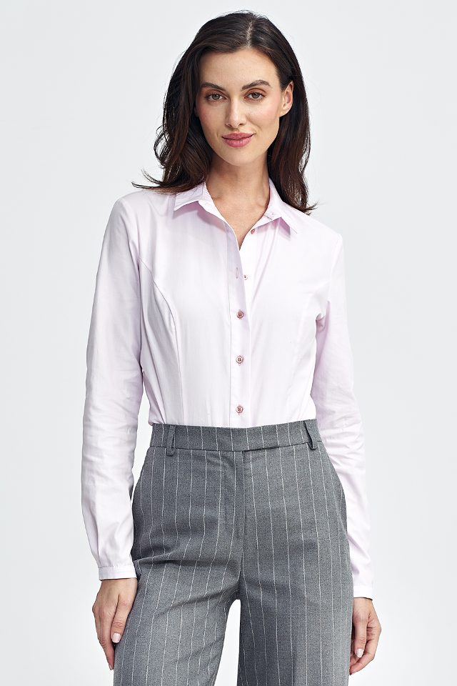 Nife katoenen blouse – roze