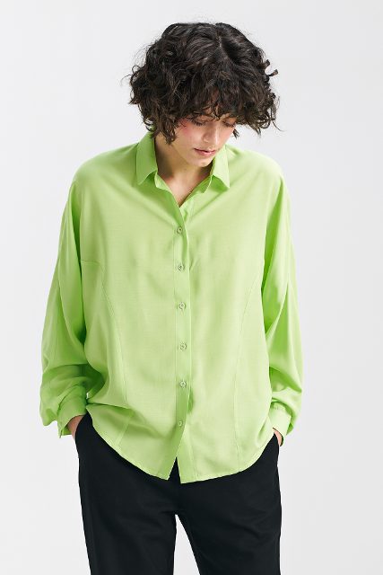Nife oversized blouse – lime