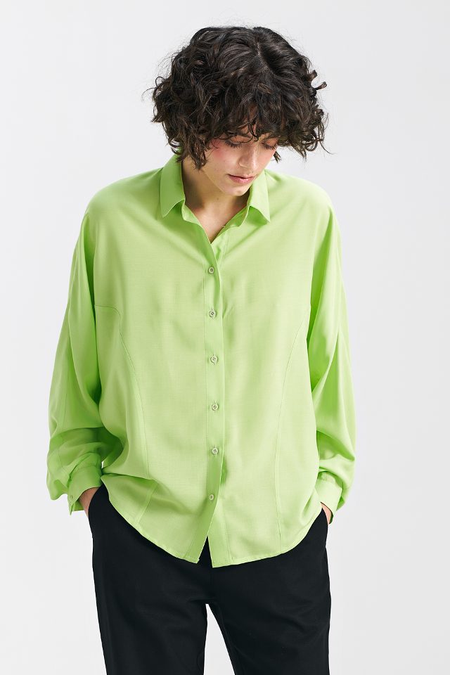 Nife oversized blouse – lime
