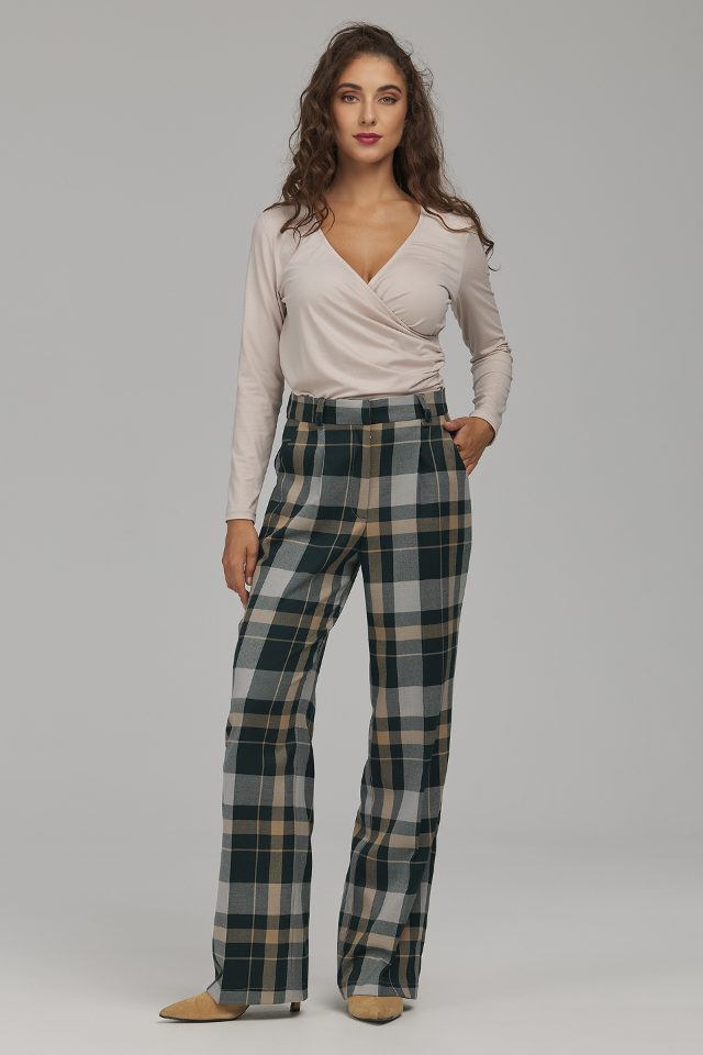Rechte broek – checkered